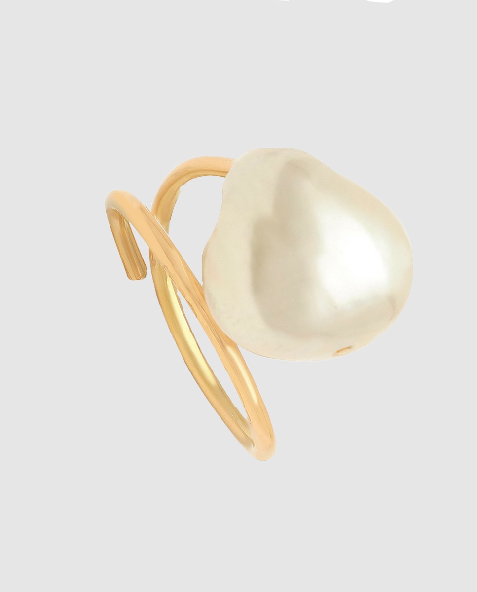 Anillo colección perlas barrocas de - Isabel Guarch - Oro Oro-1