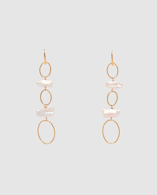 Imagen 0 de Pendientes colección Perlas Barrocas de oro