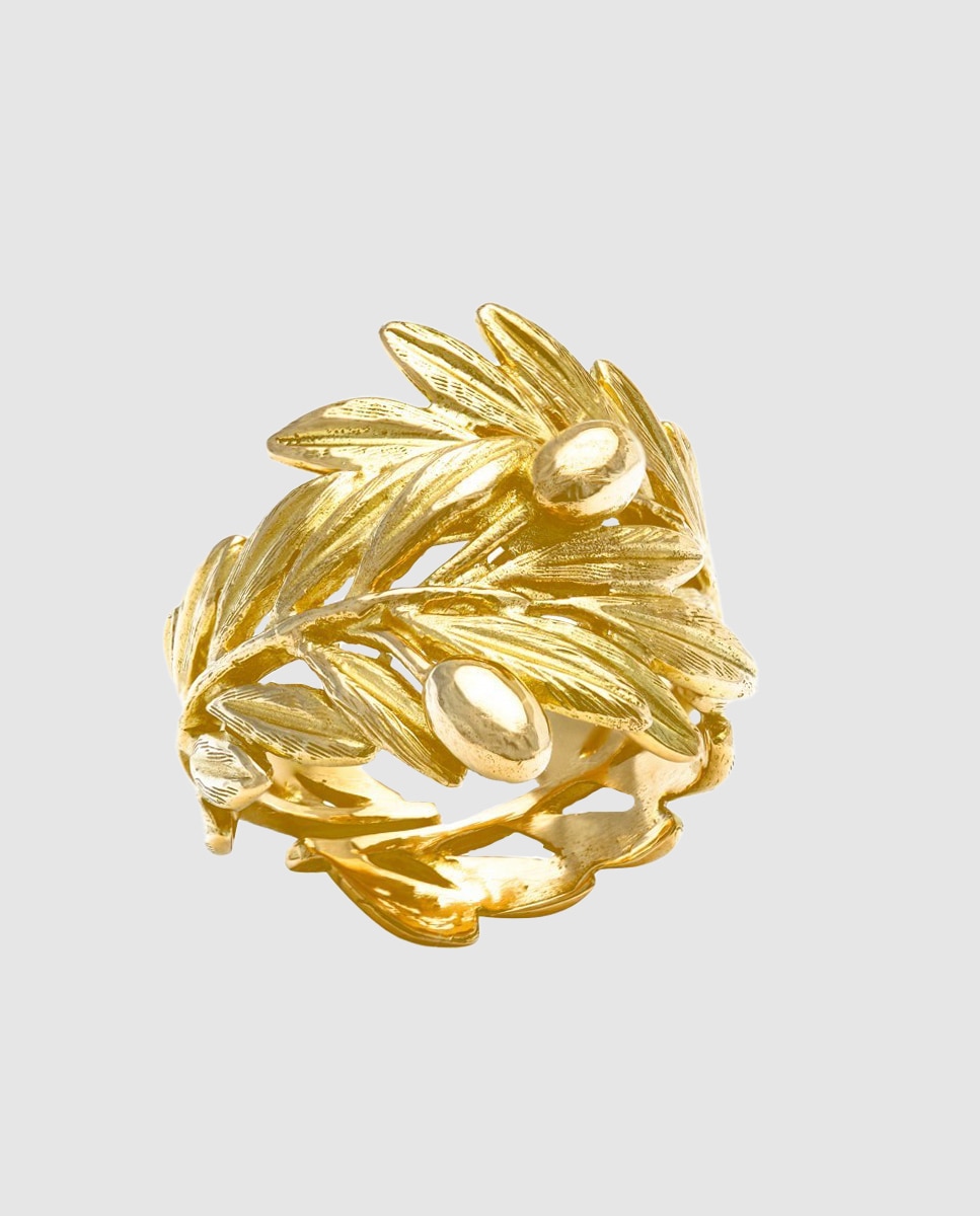 Imagen 0 de Anillo colección olivo de oro Oro
