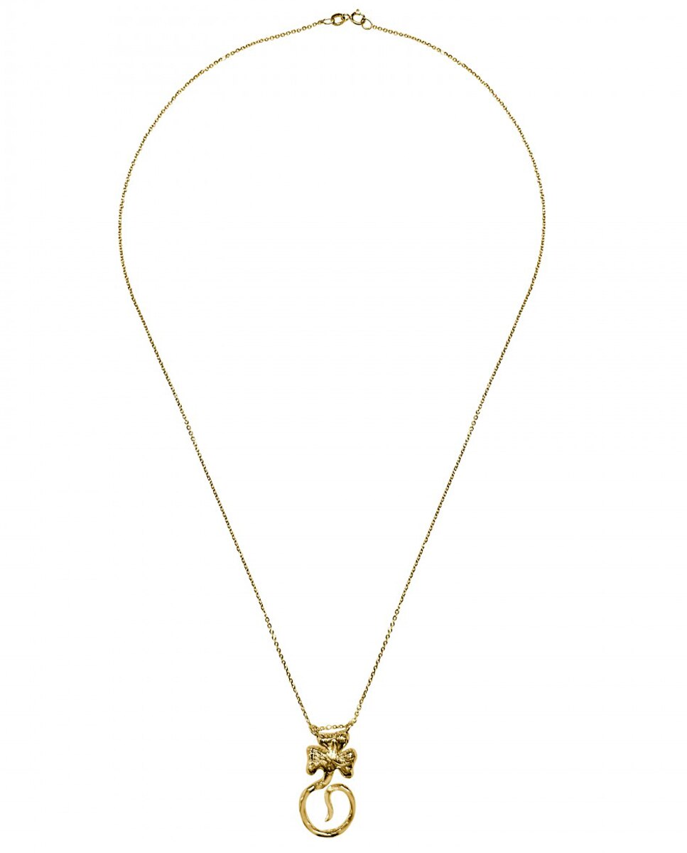 Imagen 2 de Cadena con colgante colección modernismo 1903 de oro amarillo - Isabel Guarch - Oro Oro