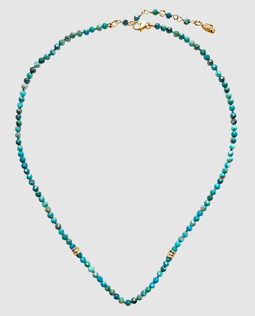 Imagen 0 de Collar colección Noms de oro y turquesa