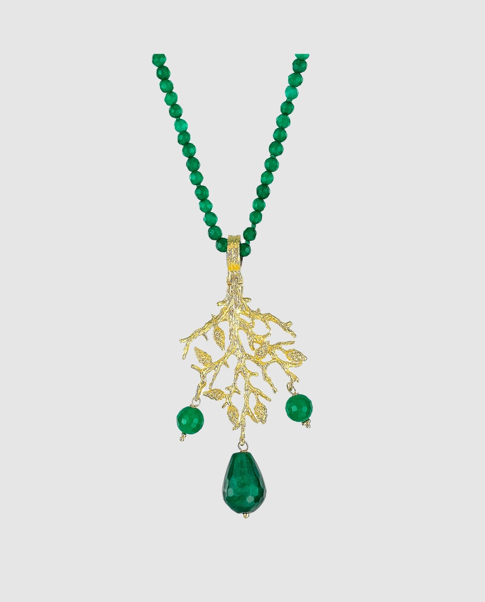 Imagen 0 de Cadena con colgante colección formentor de oro y piedras semipreciosas Oro