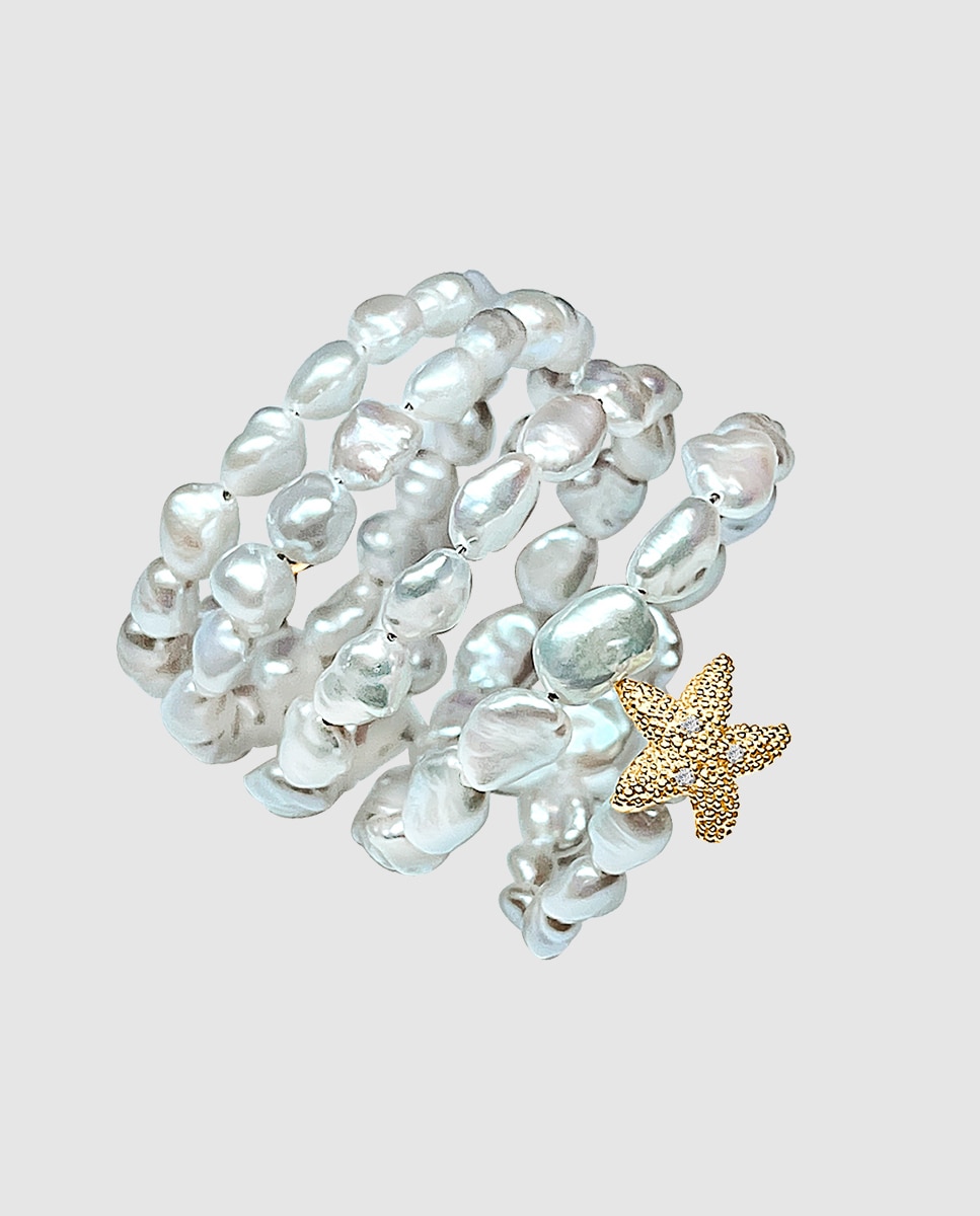 Pulsera colección estel de y perla - Isabel Guarch - Oro Oro-1