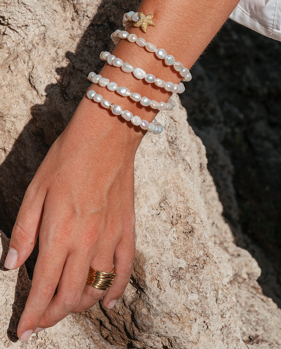 Pulsera colección estel de y perla - Isabel Guarch - Oro Oro-3
