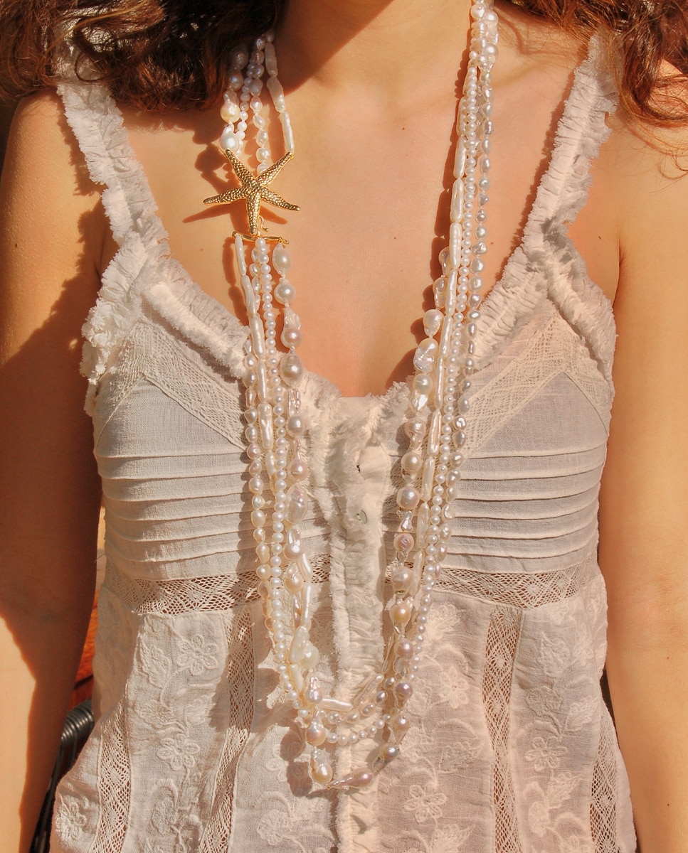 Collar colección estel de y perla - Isabel Guarch - Oro Oro-2