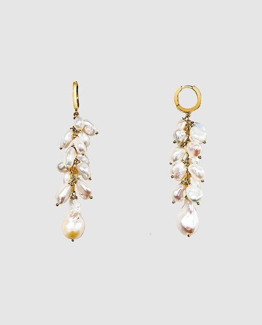 Imagen 0 de Pendientes colección Perlas Barrocas de oro