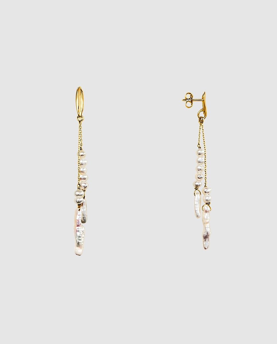 Imagen 0 de Pendientes colección perlas barrocas de oro Oro