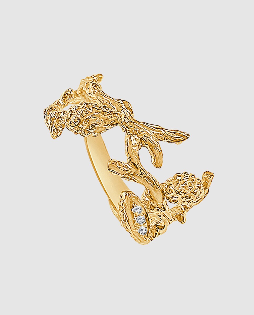 Anillo colección formentor de y diamantes - Isabel Guarch - Oro Oro-1