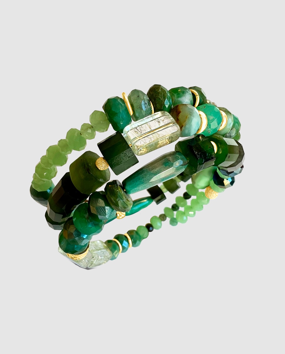 Imagen 0 de Pulsera colección studio de oro Verde