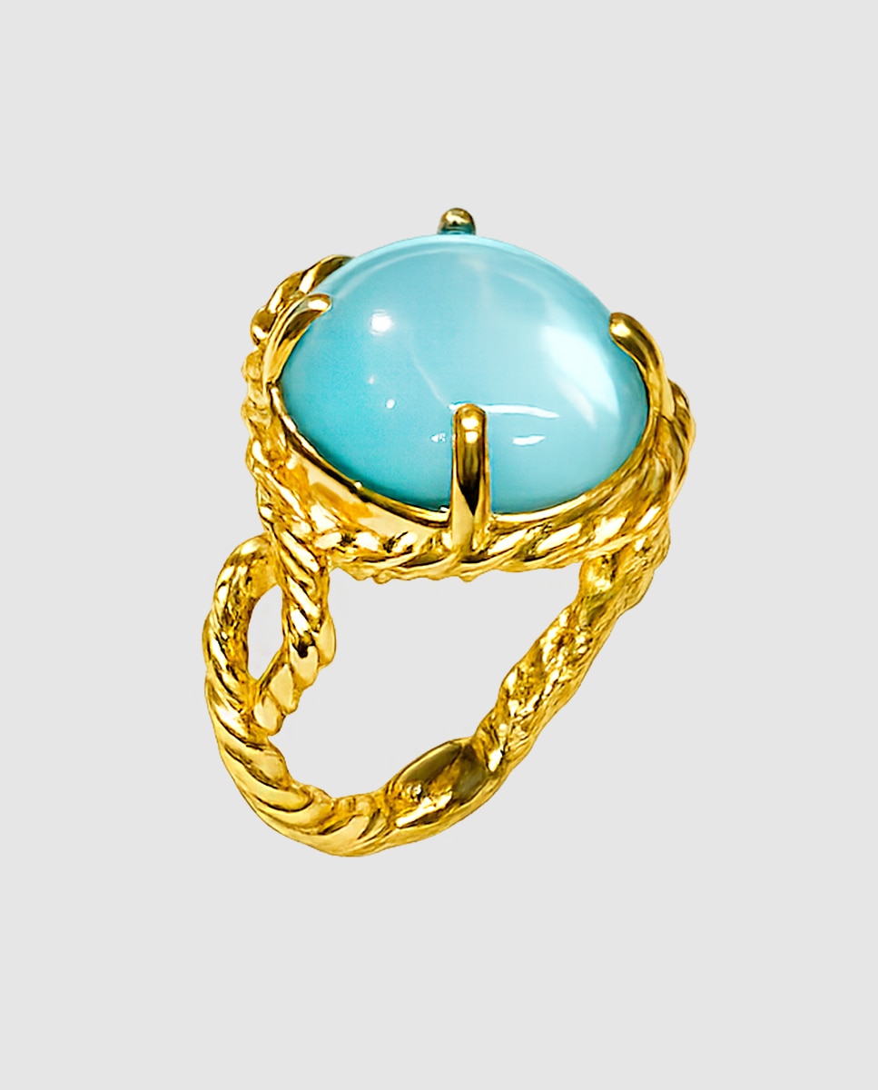 Anillo colección salina de y topacio - Isabel Guarch - Oro Oro-1