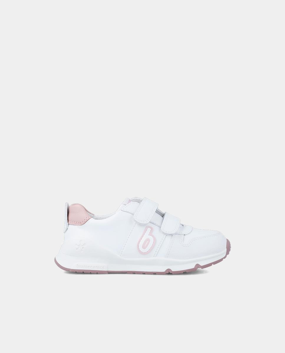 Biomecanics - Zapatillas deportivas de niños de piel con cierre autoadhesivo.