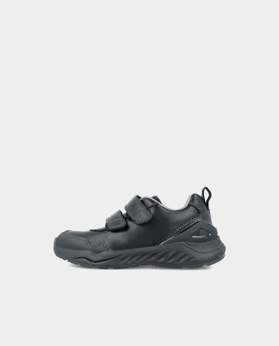 Imagen 5 de Zapatillas niño tipo running bajas piel cierre adherente - Biomecanics - Negro Negro