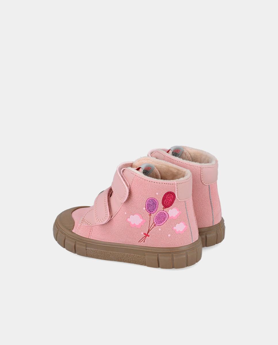 Botines de niña tipo deportivas respetuosos con el crecimiento