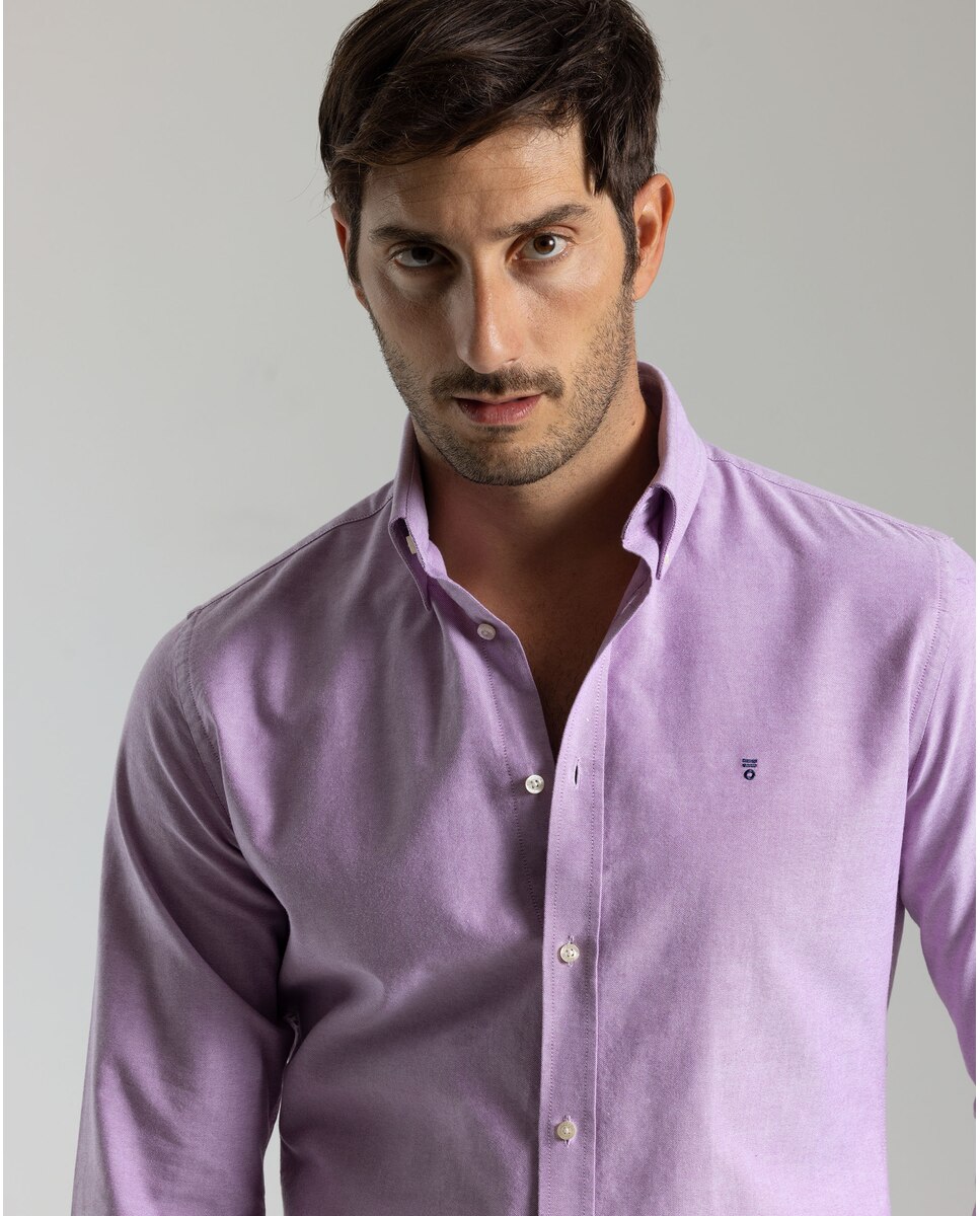 camisas hombre rosa