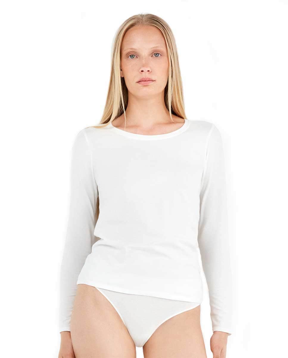 Algodón Orgánico Camisetas Interiores Mujer AlgodÃ³n ≫ Top