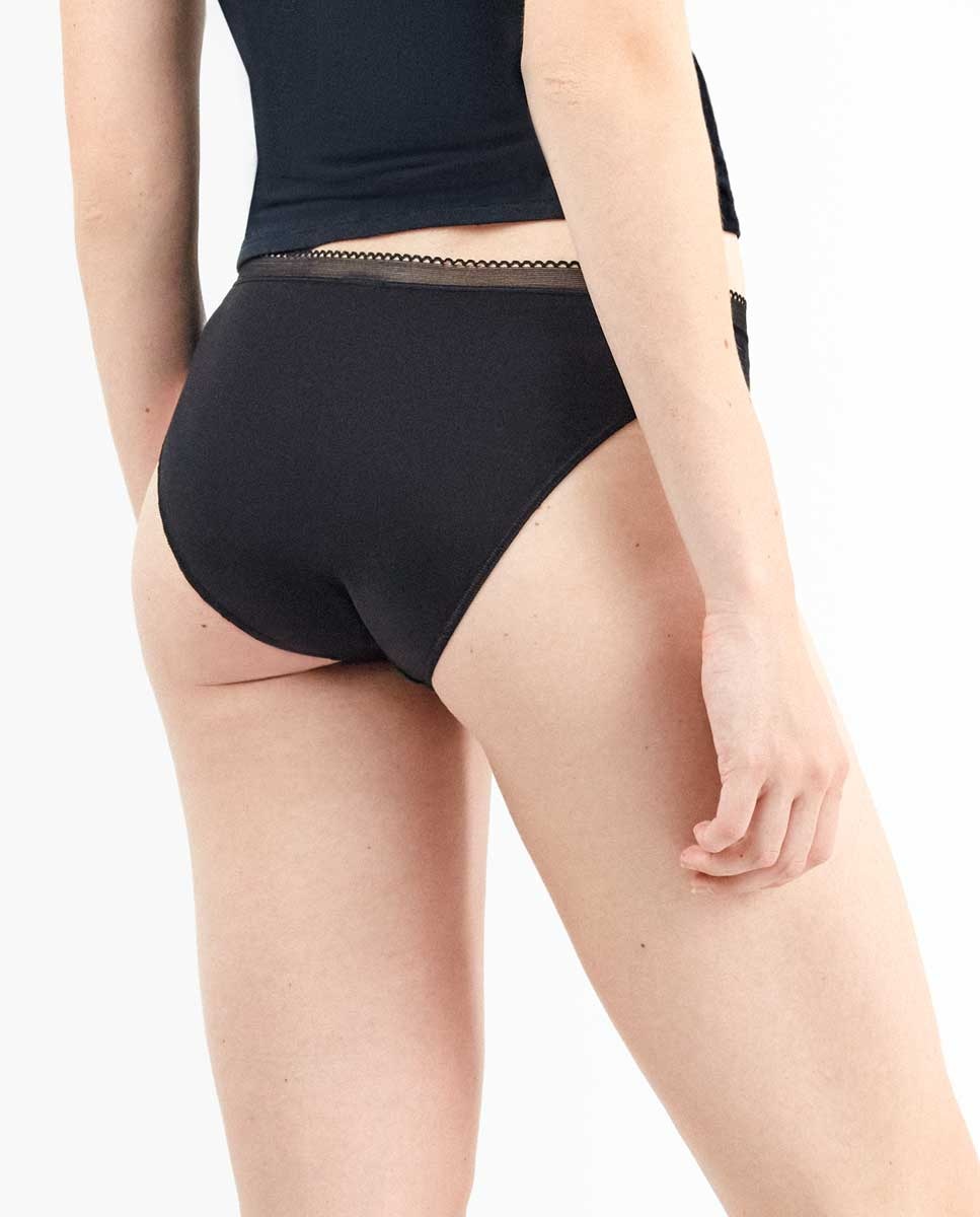 Braguita básica con gomas extraplanas - Gisela - Gris oscuro Gris oscuro-3