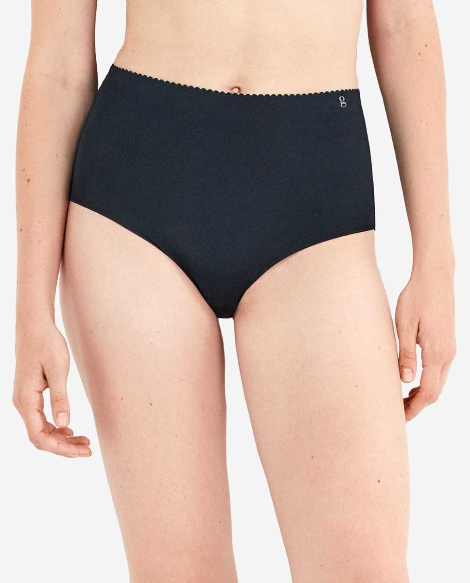 Braguita alta invisible con corte láser - Gisela - Gris oscuro Gris oscuro-1