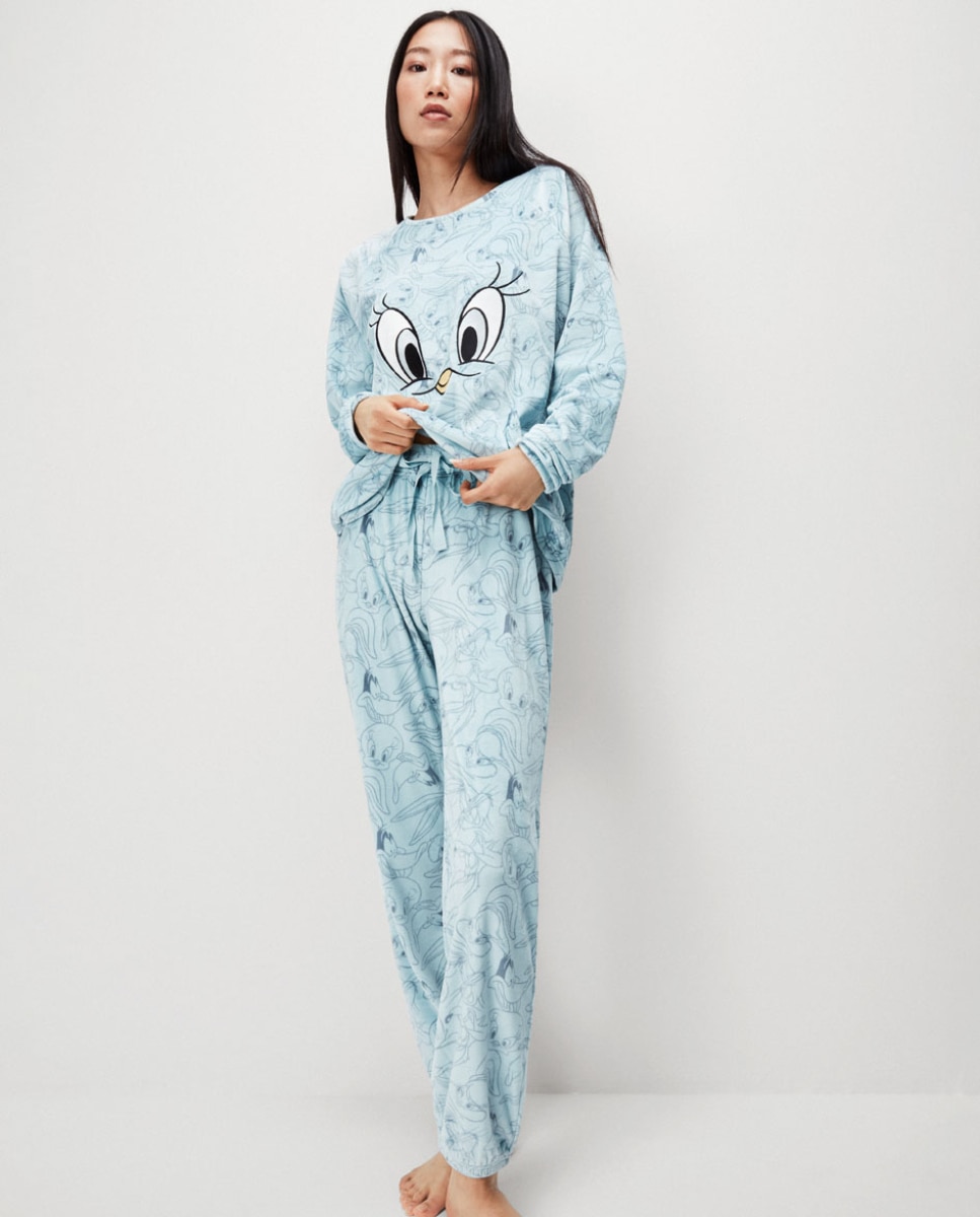 Pijama polar mujer el corte online ingles