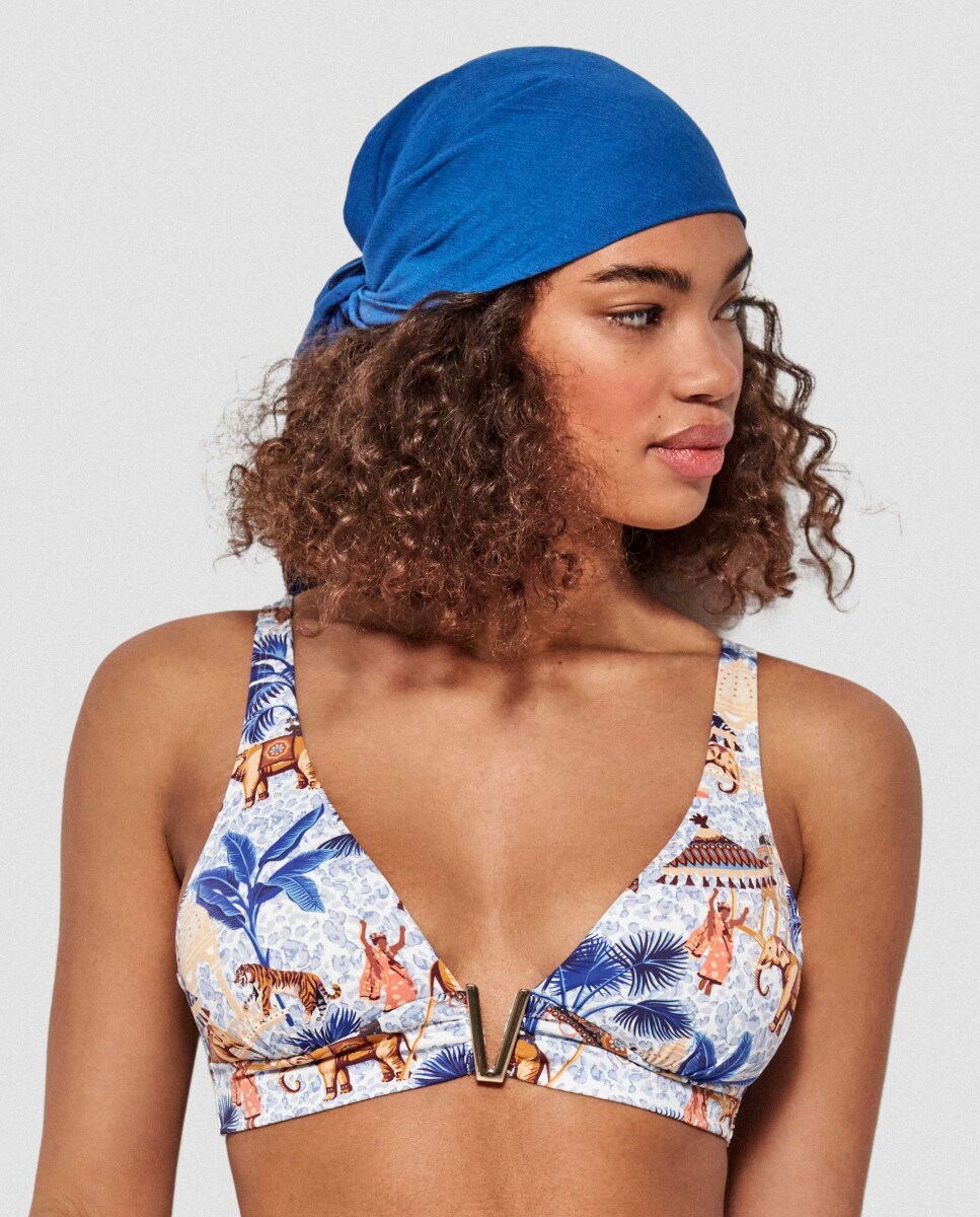 Top de bikini triangular sin aro y braguita bikini · Gisela · El Corte Inglés