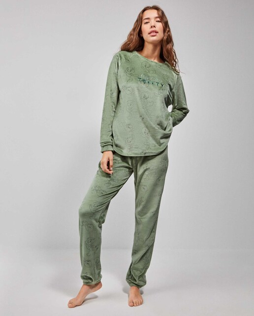 Imagen 0 de Pijama de mujer largo de Tweety