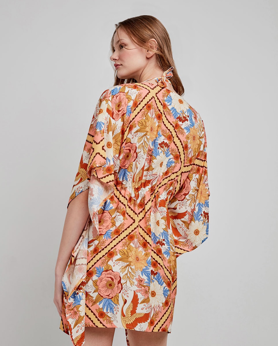 Vestido de playa estampado - Gisela - Multicolor Multicolor-5