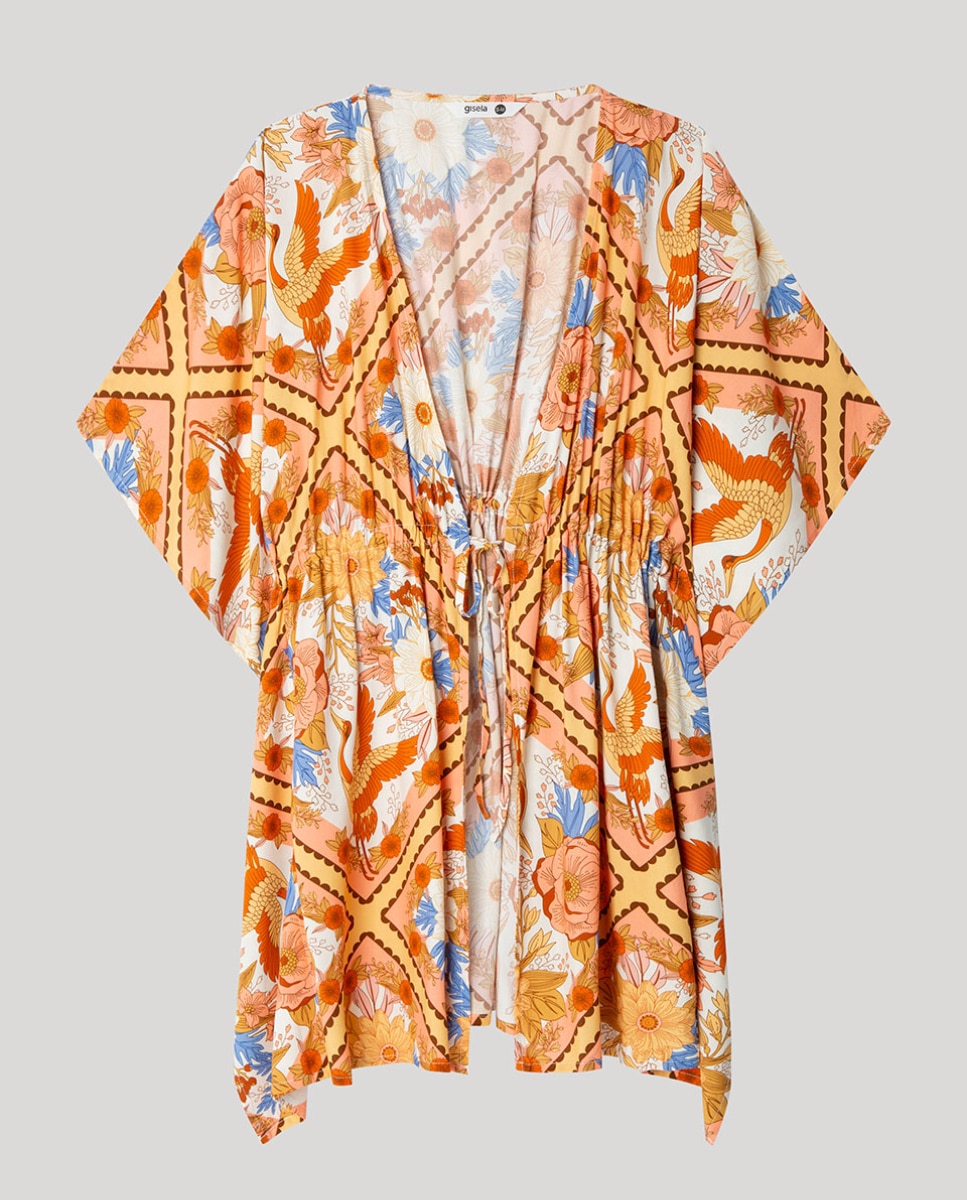 Vestido de playa estampado - Gisela - Multicolor Multicolor-6