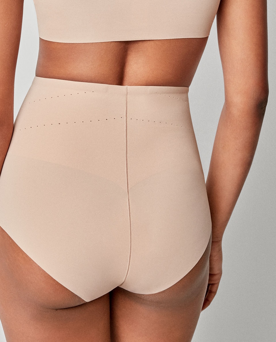 Bragas reductoras de mujer con refuerzo delantero - Gisela - Natural Natural-2