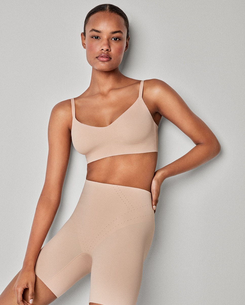 Pantalón reductor con refuerzo delantero - Gisela - Natural Natural-3