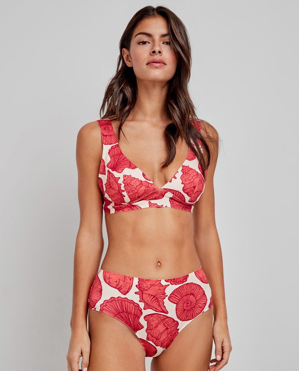 Braguita bikini alta en tejido high tech - Gisela - Multicolor Multicolor-2