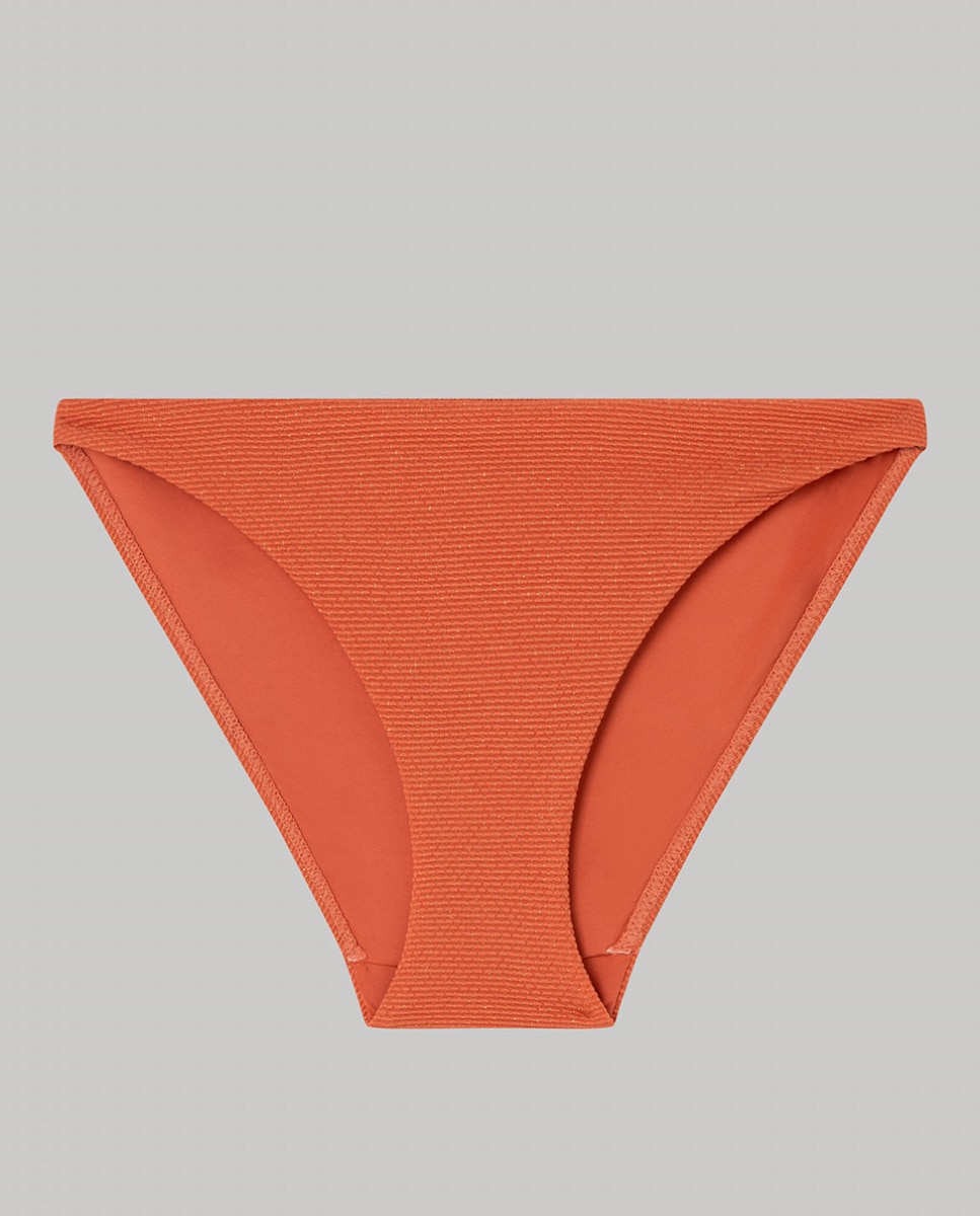 Braguita bikini clásica tejido piqué - Gisela - Naranja fuerte Naranja fuerte-5