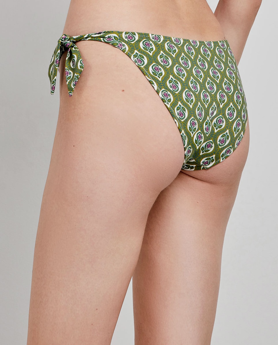 Braguita bikini ajustable en laterales - Gisela - Verde Verde-4