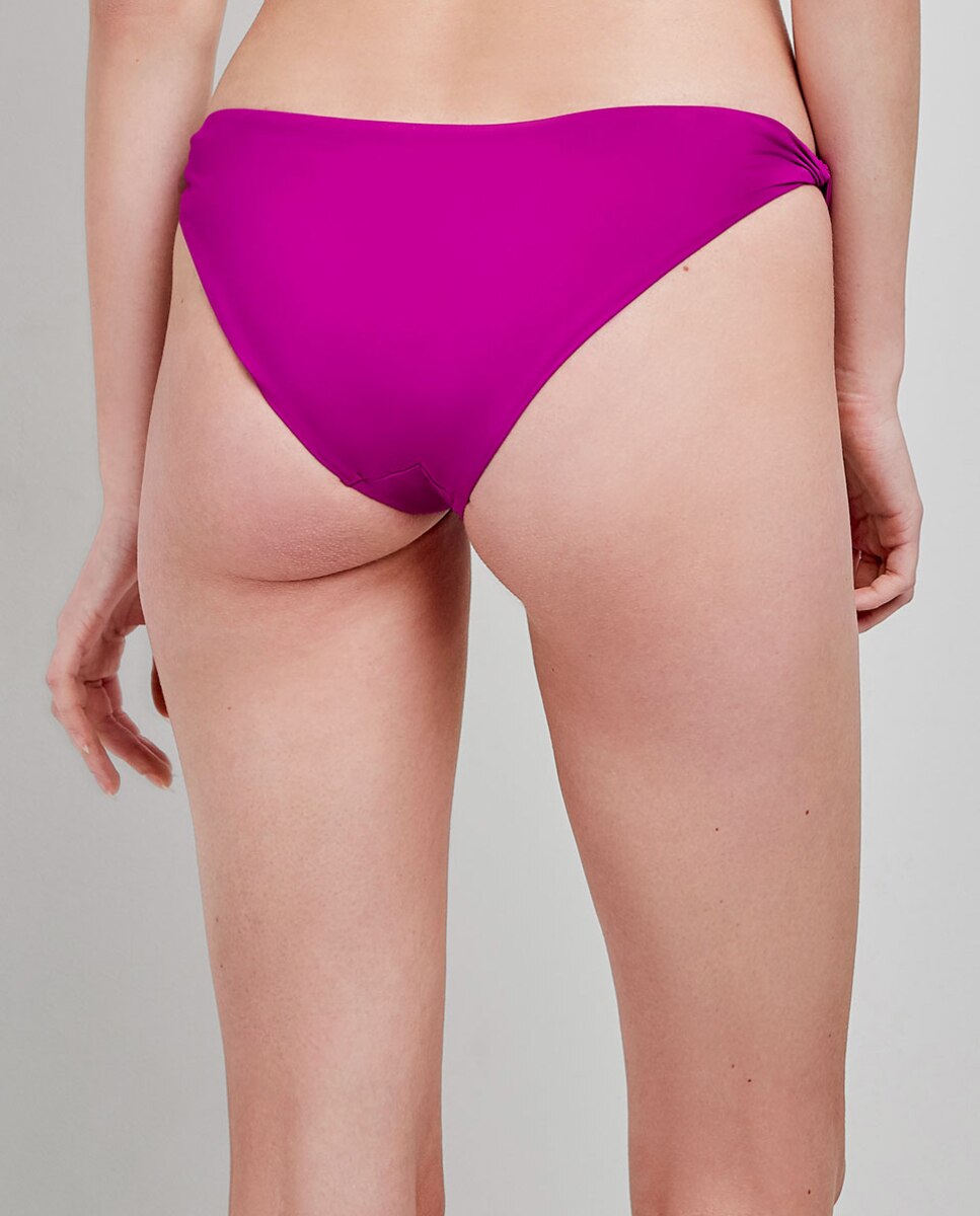 Braguita bikini clásica detalle de nudos - Gisela - Fucsia Fucsia-4