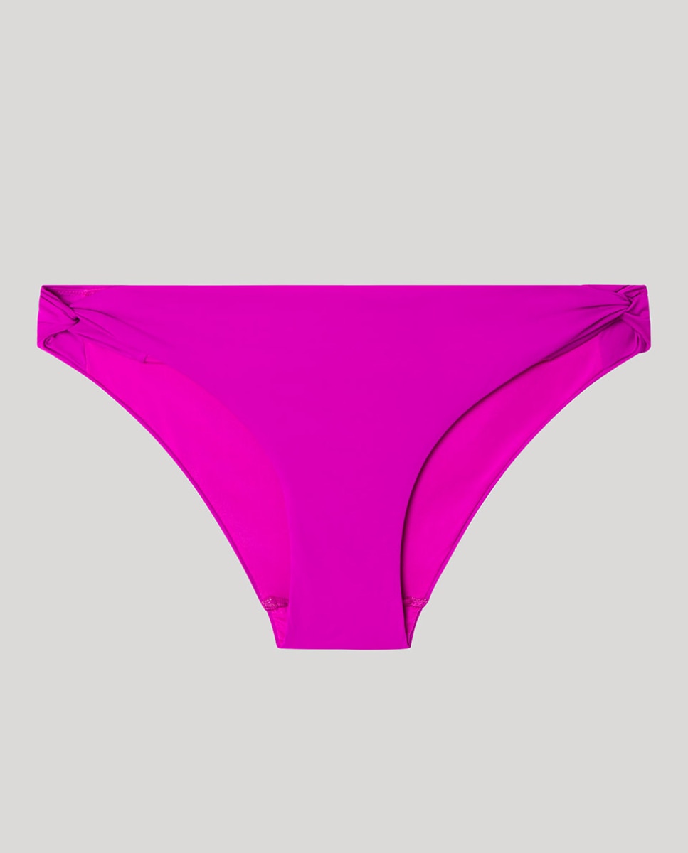Braguita bikini clásica detalle de nudos - Gisela - Fucsia Fucsia-5