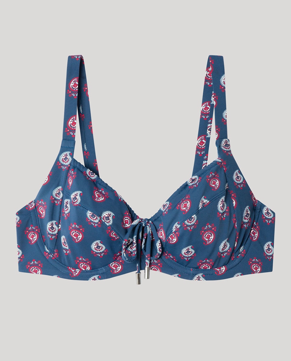 Top bikini capacidad con aro y sin foam - Gisela - Verde Verde-5