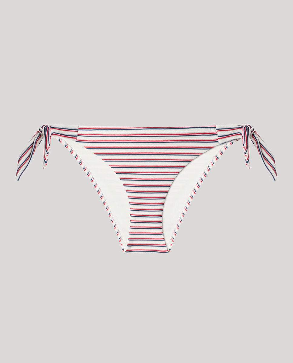 Braguita bikini ajustable y estampado de rayas - Gisela - Multicolor Multicolor-5