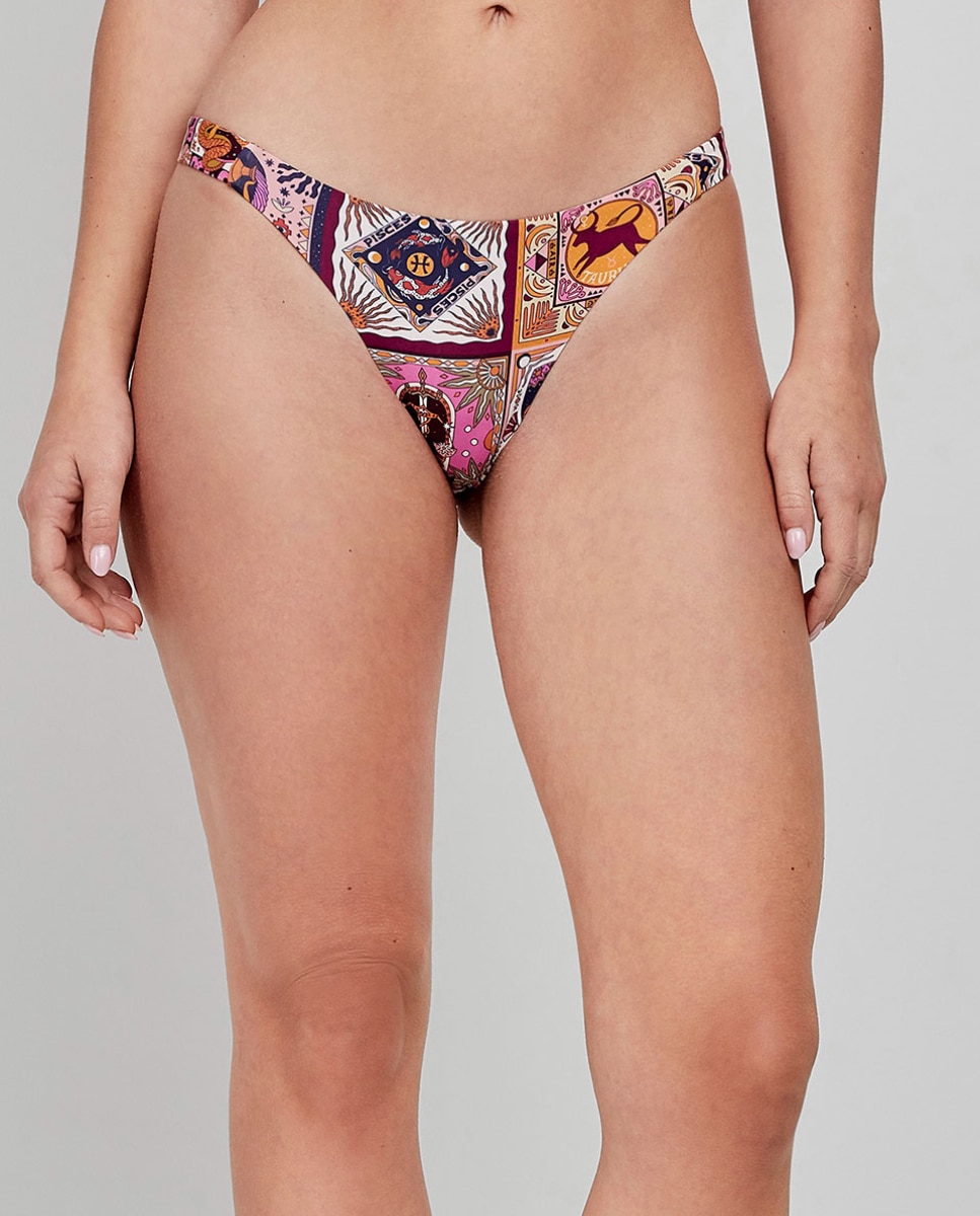 Braguita bikini tejido estampado - Gisela - Multicolor Multicolor-1