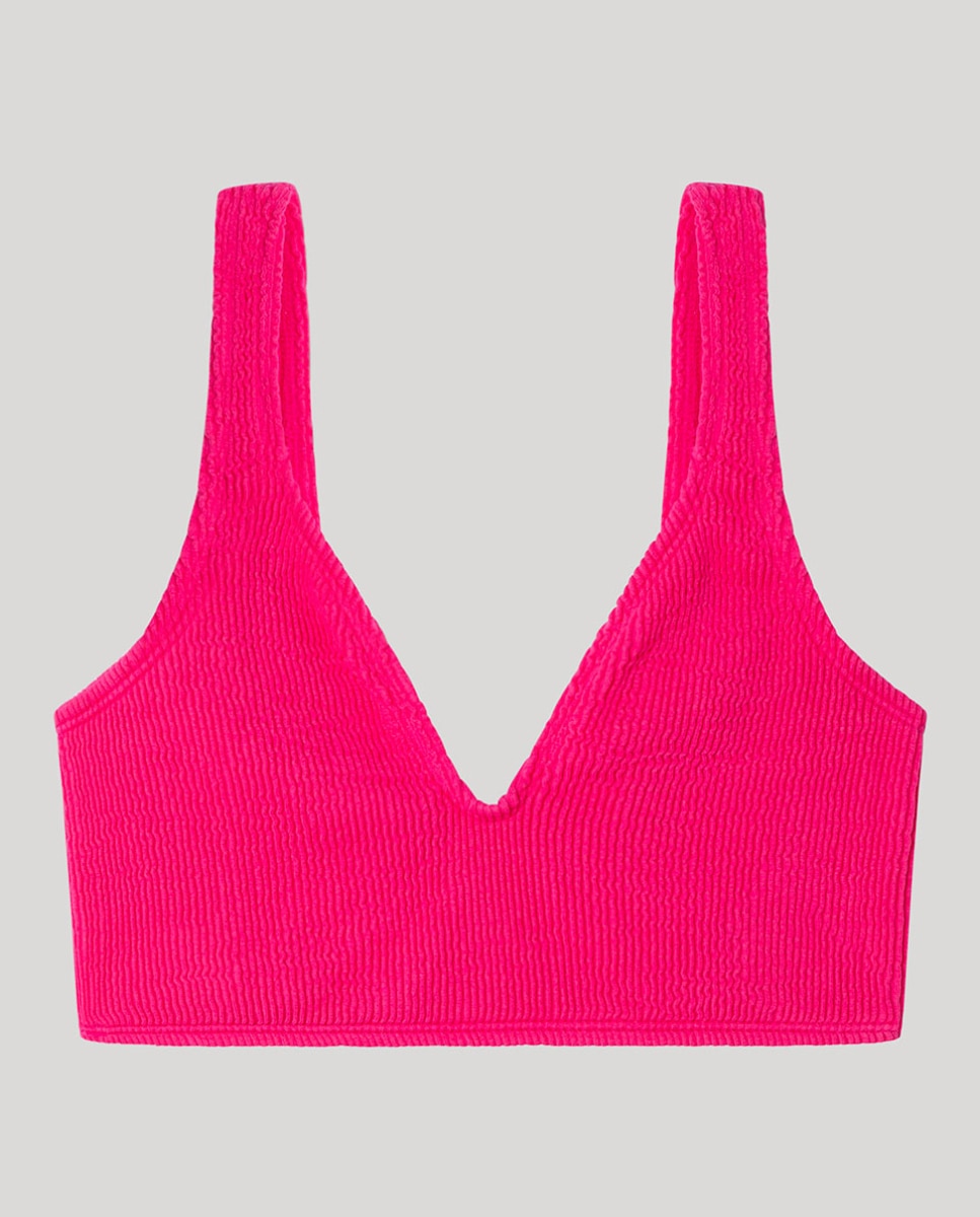 Top bikini one size sin aro - Gisela - Fucsia Fucsia-5