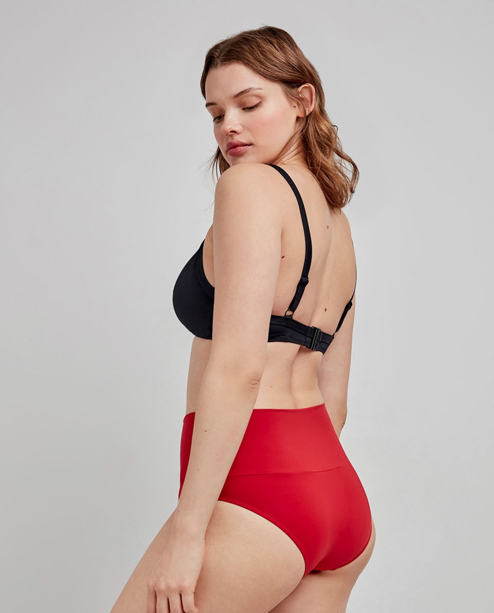 Braguita bikini multiposición - Gisela - Rojo Rojo-4