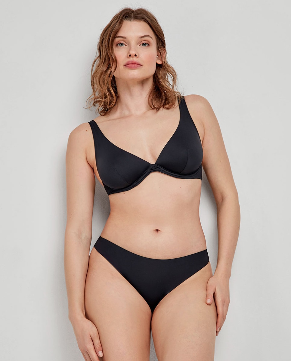Braguita bikini clásica - Gisela - Negro Negro-3