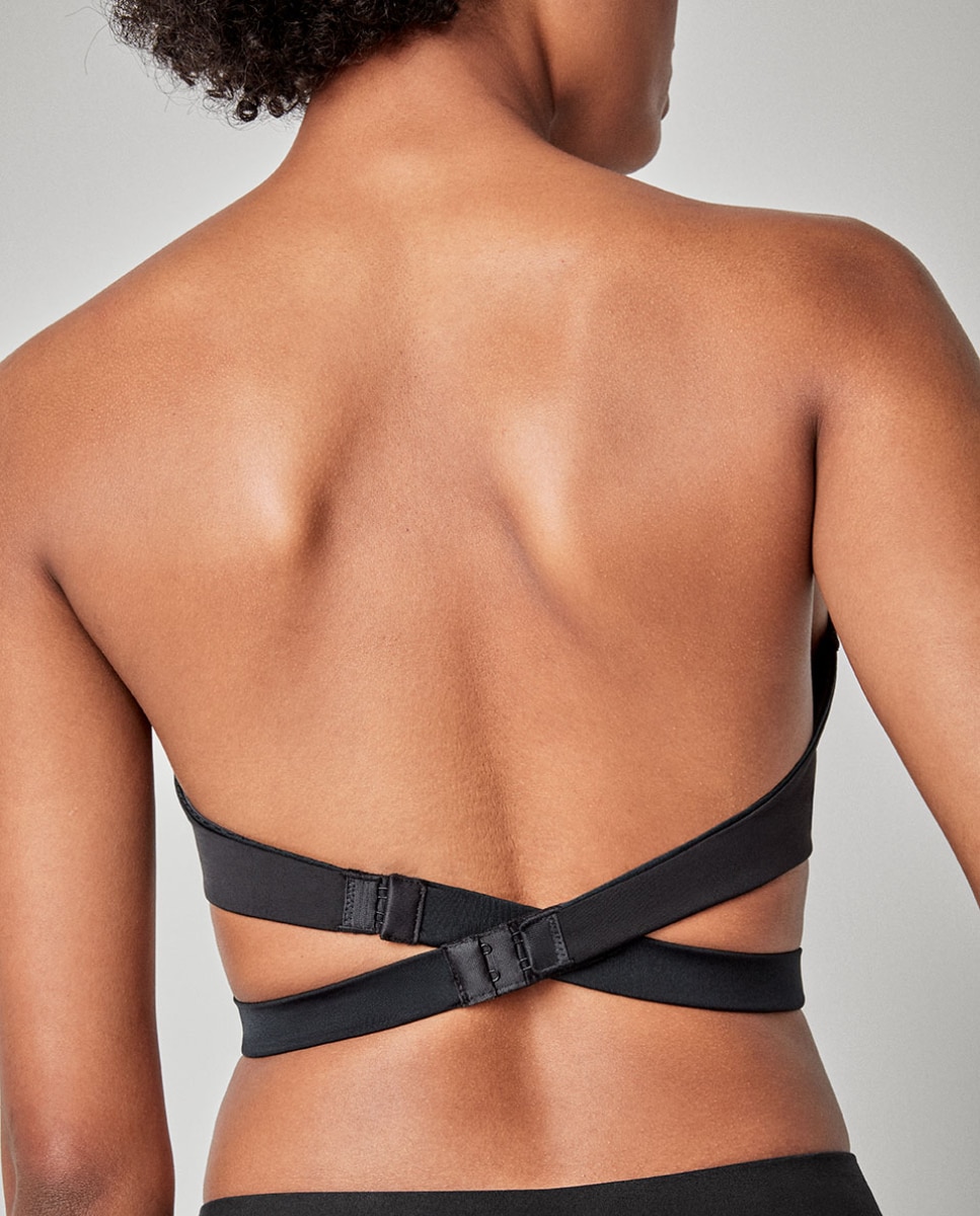 Sujetador sin tirantes de mujer 50 posiciones - Gisela - Negro Negro-6