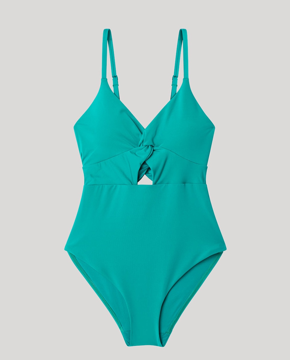 Trikini sin aro y con foam - Gisela - Verde azulado Verde azulado-5