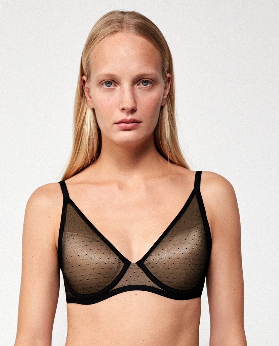 Imagen 1 de Sujetador reductor de mujer bralette de espalda - Gisela - Negro Negro