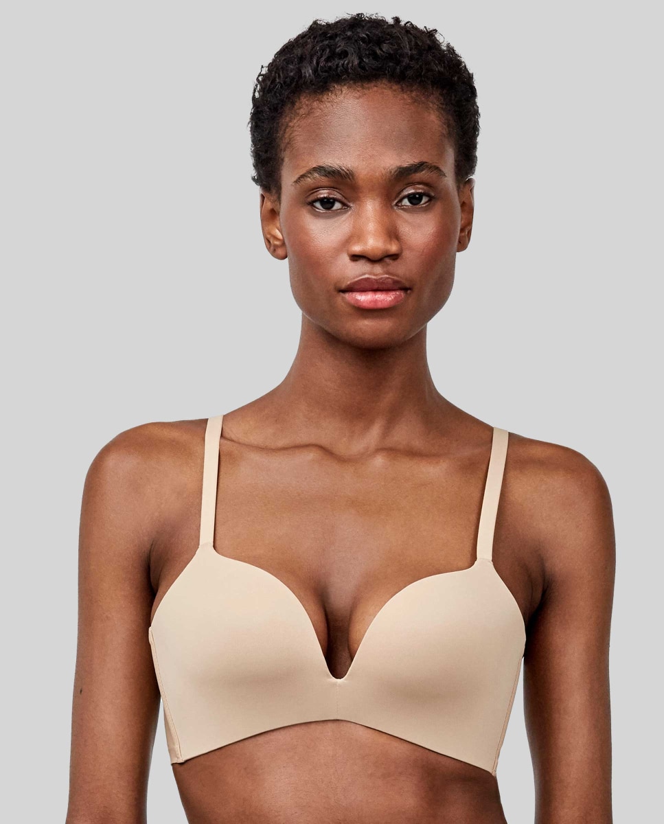 Sujetador de mujer push up escote extremo - Gisela - Piel Piel-1