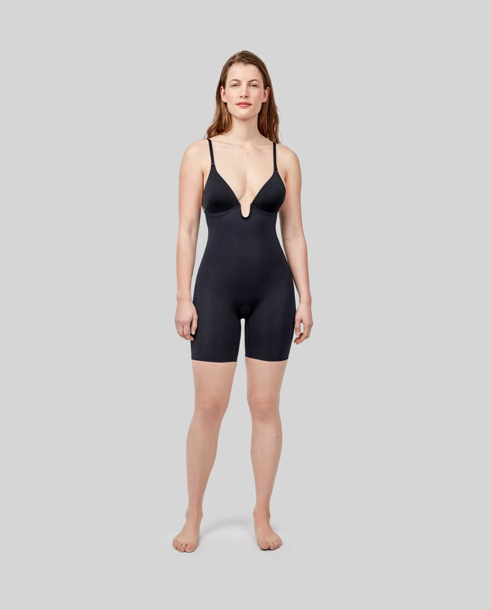 Body pantalón escote extremo - Gisela - Negro Negro-1