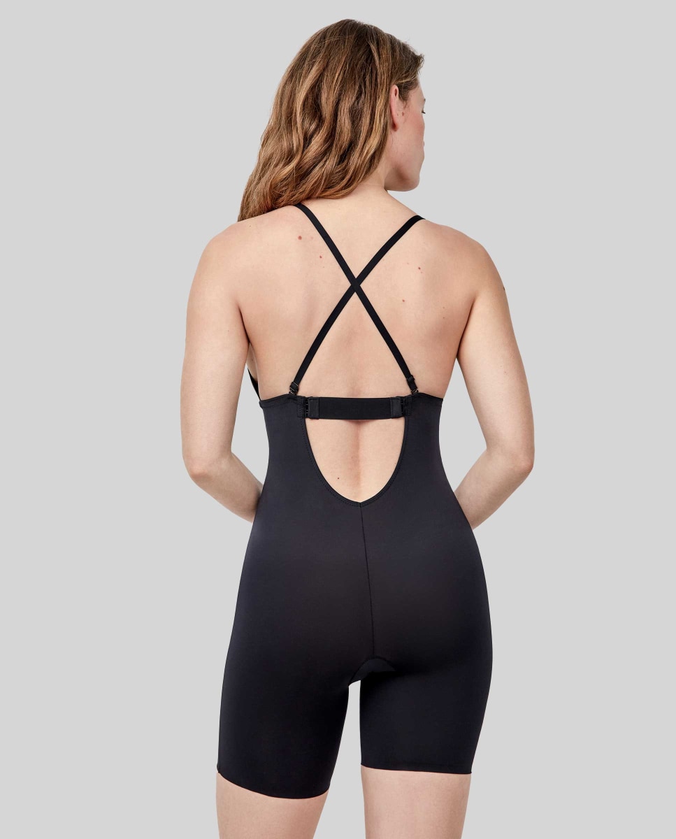 Body pantalón escote extremo - Gisela - Negro Negro-5