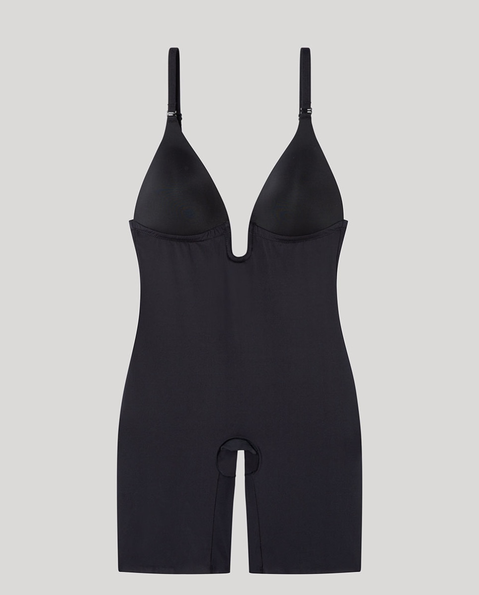 Body pantalón escote extremo - Gisela - Negro Negro-7