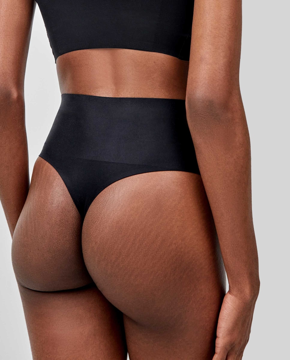 Tanga alto moldeador - Gisela - Negro Negro-4