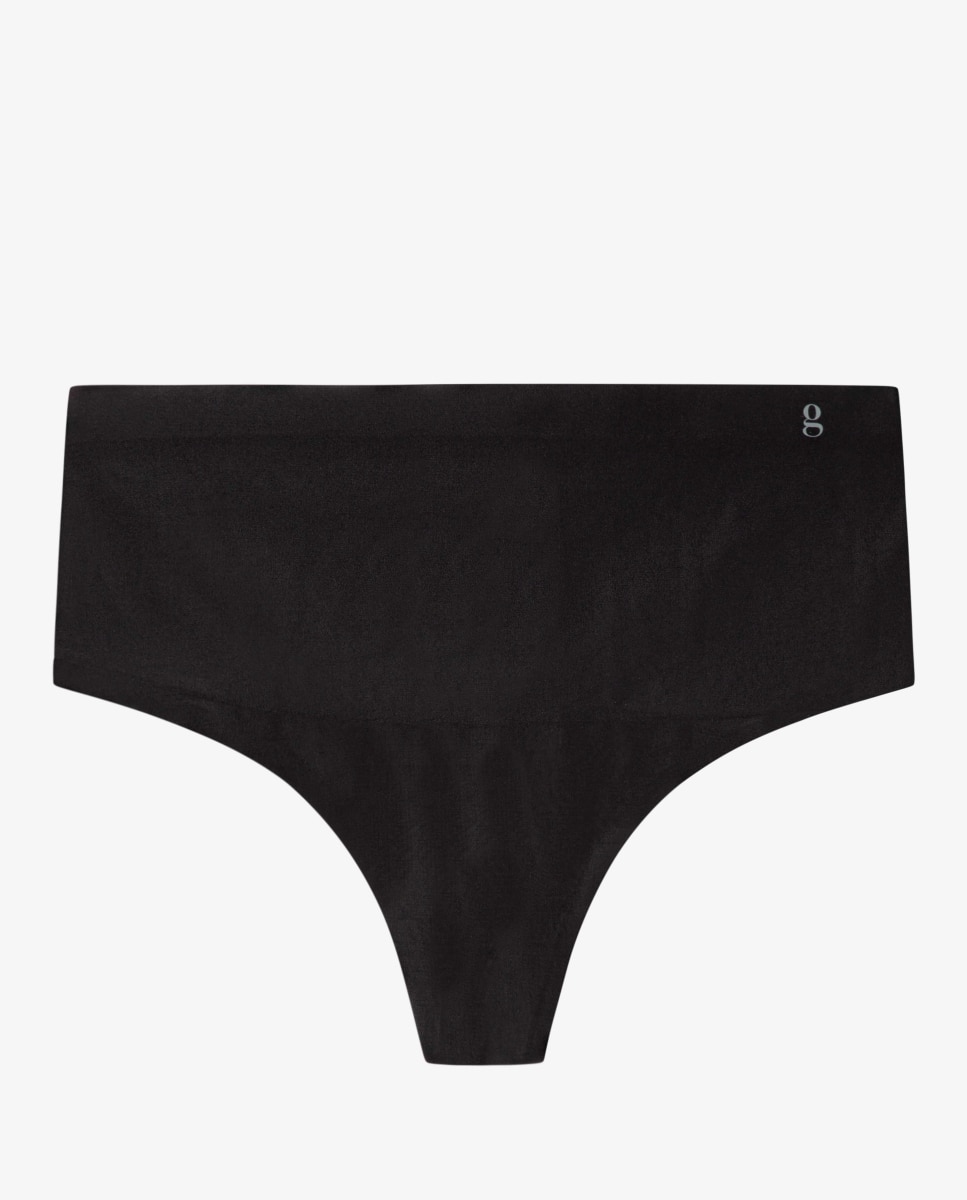 Tanga alto moldeador - Gisela - Negro Negro-5