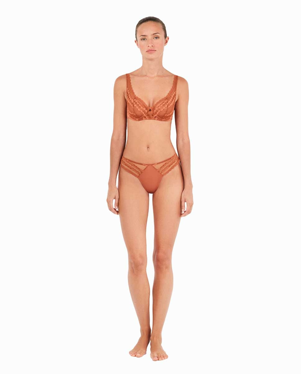 Sujetador con aro de mujer sin relleno y con aro - Gisela - Caldera Caldera-4