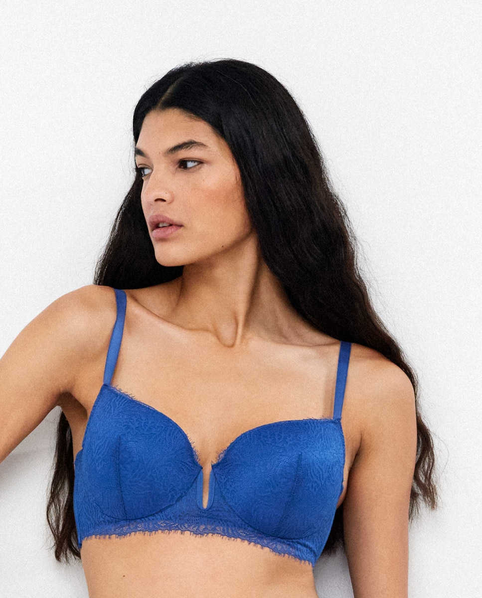 Gisela - Sujetador capacidad de mujer tipo bustier.